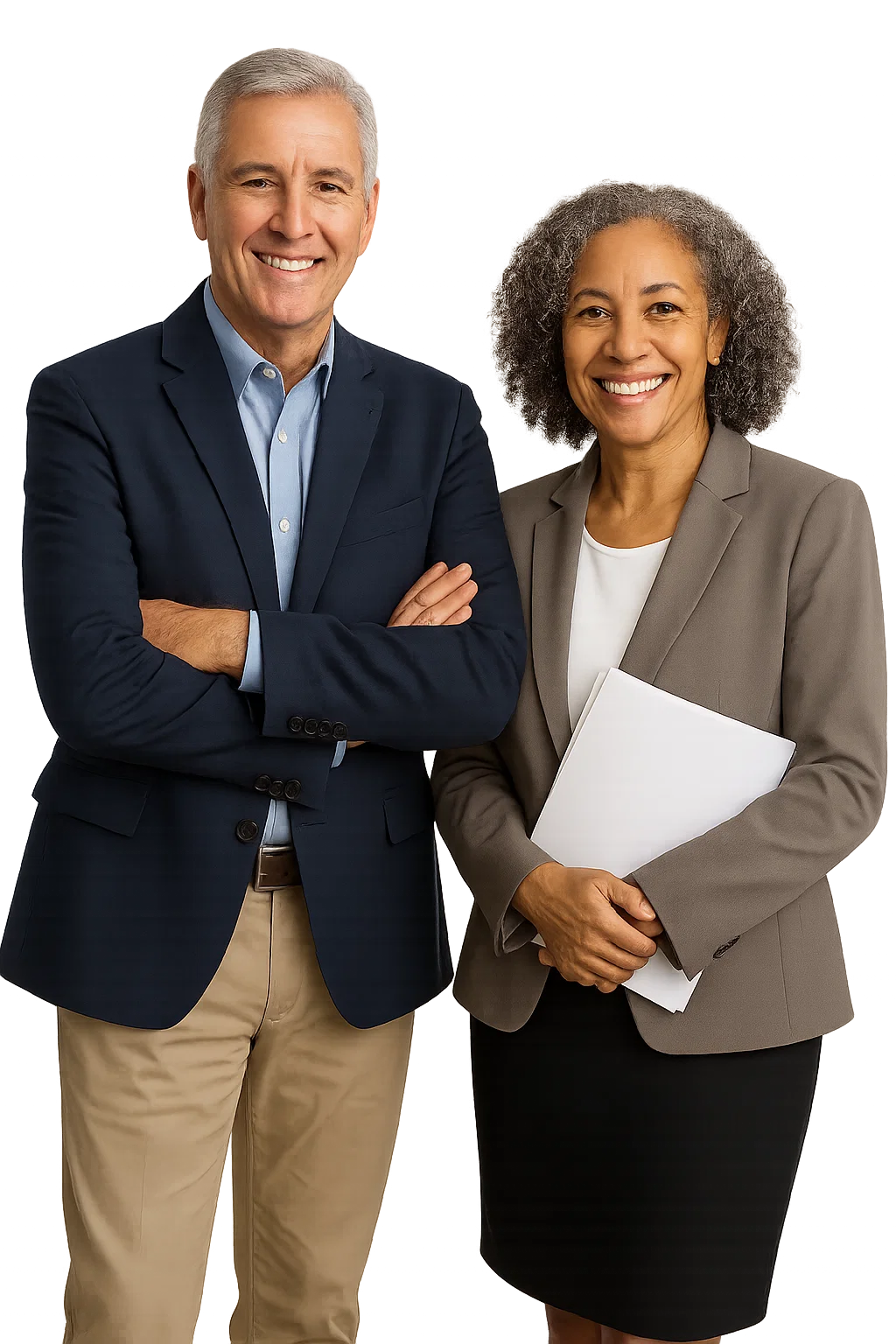 Happy retired couple